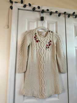 Hanna Andersson beautiful sweater dress, size 8-10