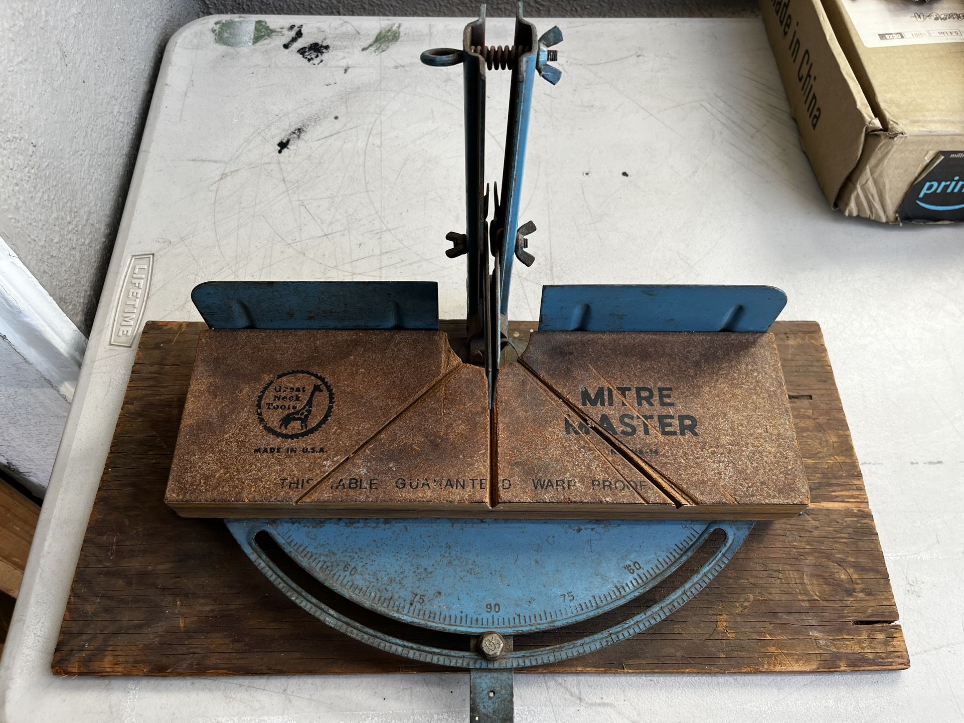 VTG MITRE MASTER Table saw stand 13 1/2'' X 9" & Corsair12"