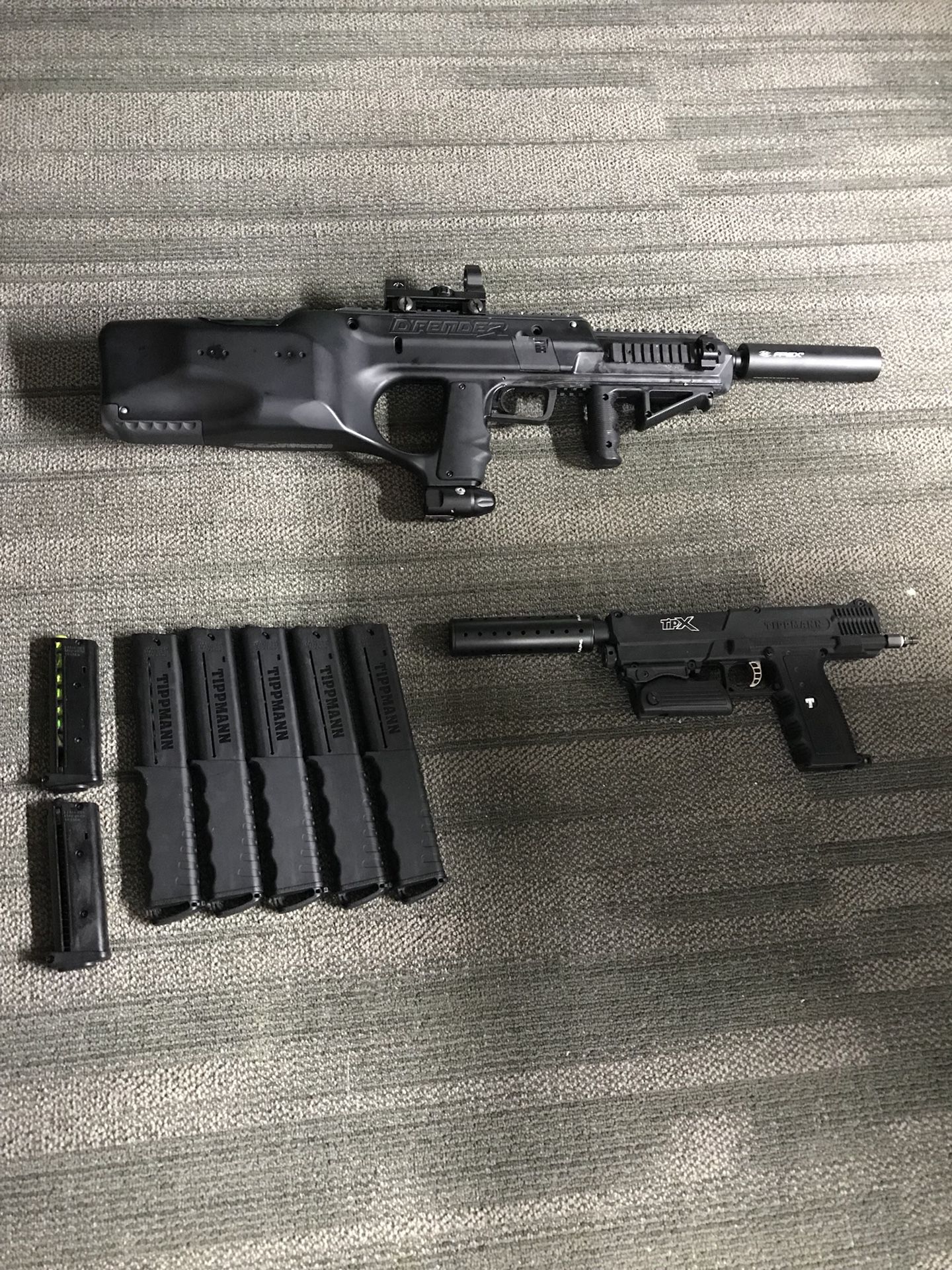 Empire bt defender and tippman