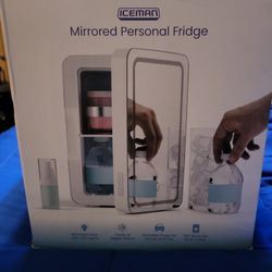 Iceman Mirrored Personal Fridge 
