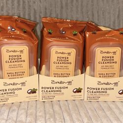 The Creme Shop Makeup Removing Power Fusion Wipes 60 Count - 3 Pack