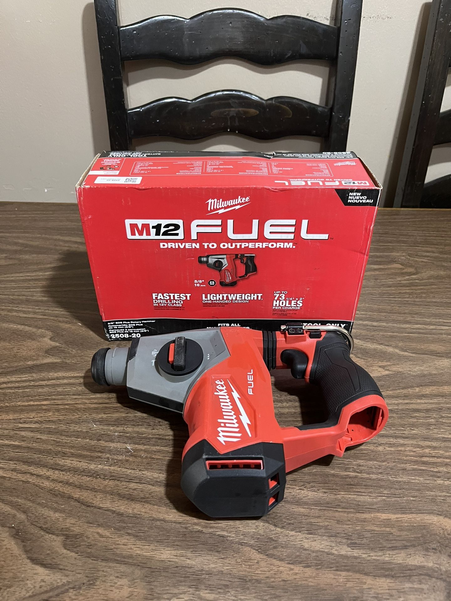 Milwaukee M12 Fuel 5/8” SDS Plus Rotary Hammer