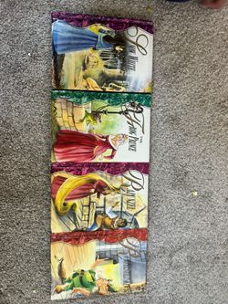 Vintage books rumplestilskin, snowwhite, rapunzel, the frog prince