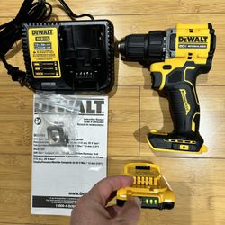 Brand New Dewalt 20Vmax Brushless Drill Drive 1/2” With Battery And Charger 