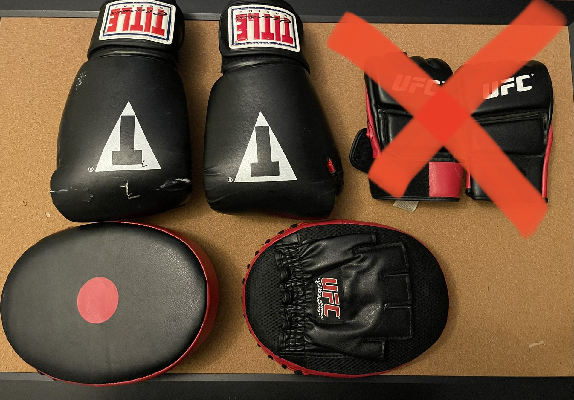 Boxing Gloves + Focus Pads