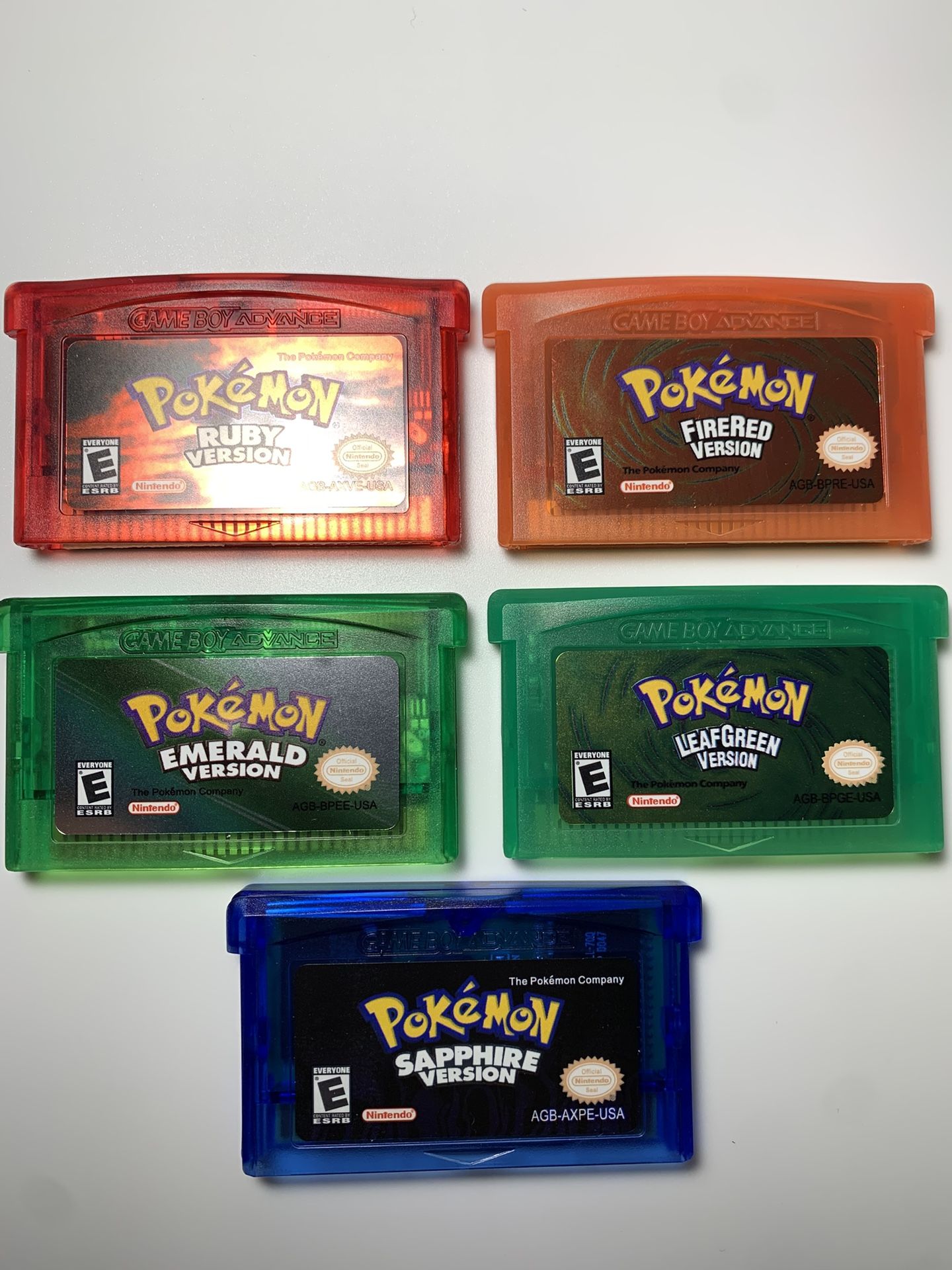 Pokemon Gameboy Games Lot of 5