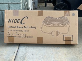 Exercise equipment. Peanut Bosu Ball