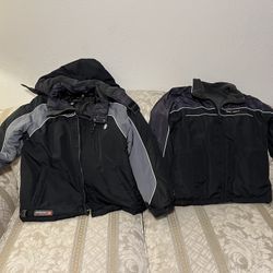 Like new! 3-in-1 Boys Size Large 14/16 Zeroxposur Snow Board Jackets