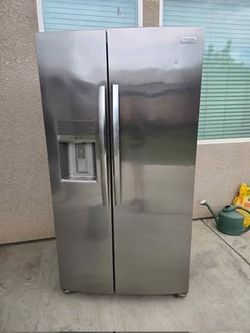 Silver double door Refrigerator