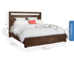 Costco “Parkside” California King Bed frame 