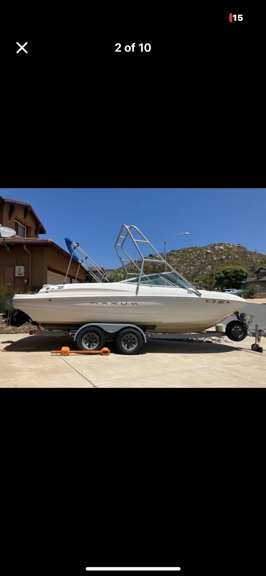 2000 Maxum 21 MERCRUISER
