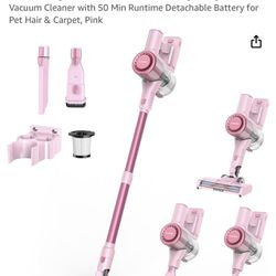 Cordless Vacuum Pink
