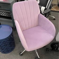 Assembled New Velvet Desk Chair for Home Office, Modern Adjustable Computer Task Chair Swivel Chair