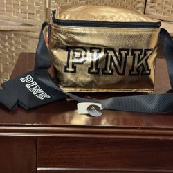 Gold Pink Bag