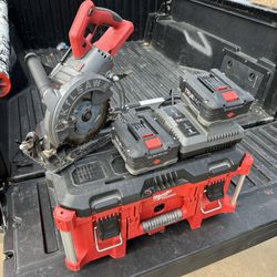 Skilsaw chordless circular saw Milwaukee Packout box for Sale in