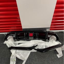 Infiniti Q50 2014-2017 Rear Bumper Diffuser with brake light