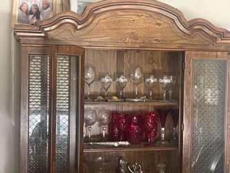Formal dinette set and china cabinet
