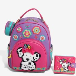 Loungefly SPOTTIE DOTTIE Mini Backpack With Wallet