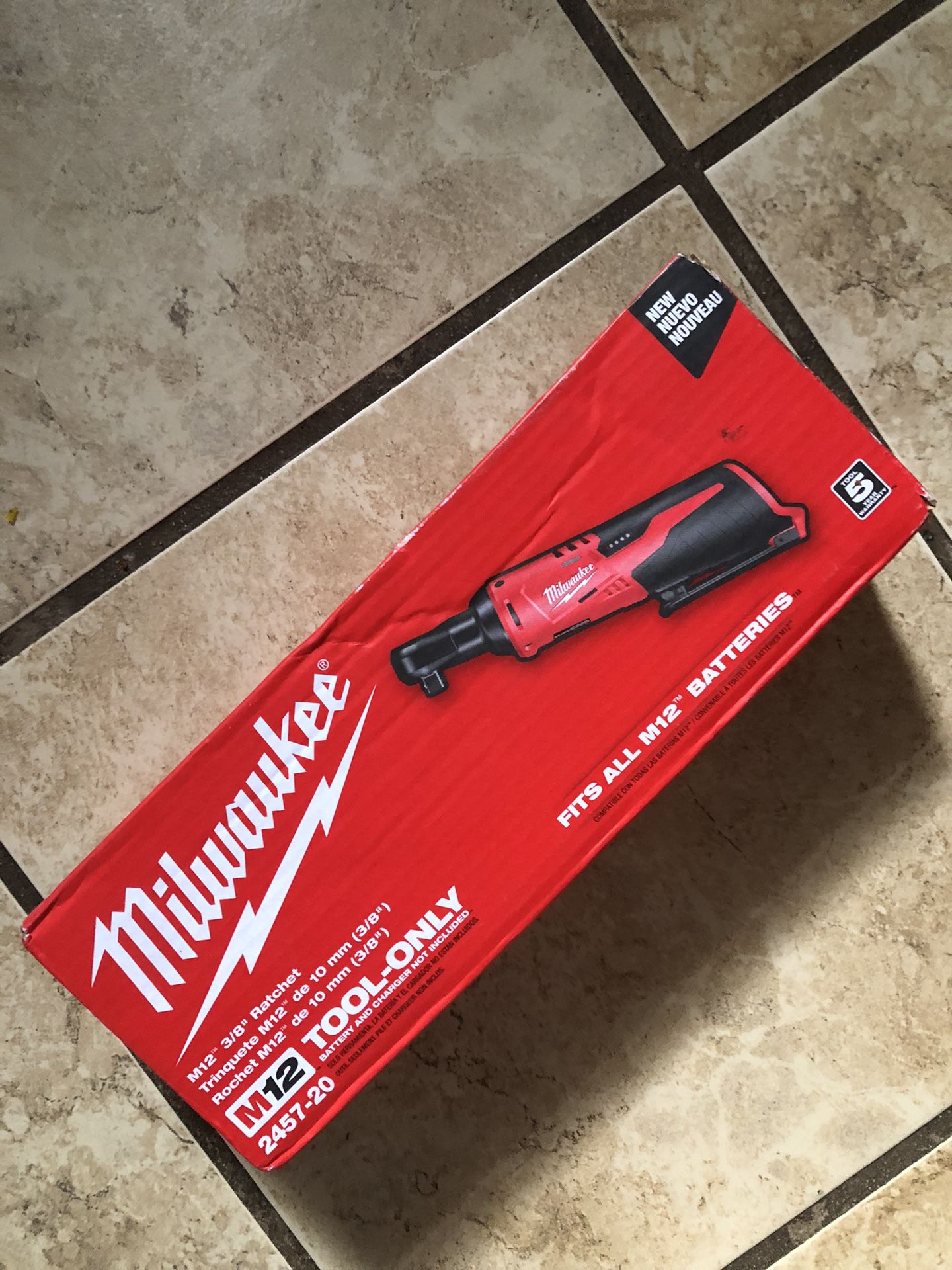 Milwaukee 3/8 Ratchet New Obo