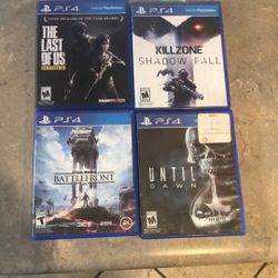 PlayStation 4 Games $10 Each Or All For $30