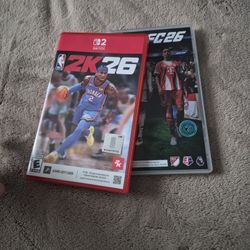 Nintendo 2 Crads 1 Fifa And Onther 2k 26 Basketball 