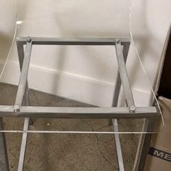 2 acrylic ghost stools