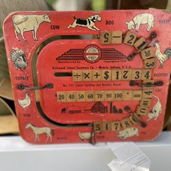1948 Letter And Number Board Toy