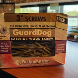 FastenMaster GuardDog Exterior Wood Screw 350 Pieces 3” Length 