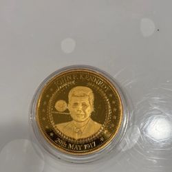 gold 2017 John F Kennedy coin 