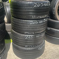 (4)265/40/22 Michelin Primacy Tour 