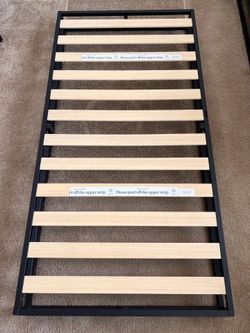 Twin Bed Frame - 6” Metal Platform