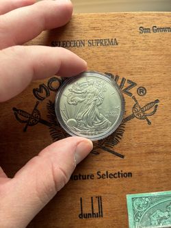 One ounce .999 Silver Eagle Bullion