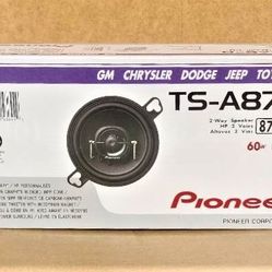 Pioneer Car Speakers Set 3.5 Inch 2-Way Coaxial Speaker System 60 Watts TS-A878 🚨 Payment Options Available 🚨 No Credit Needed 🚨 