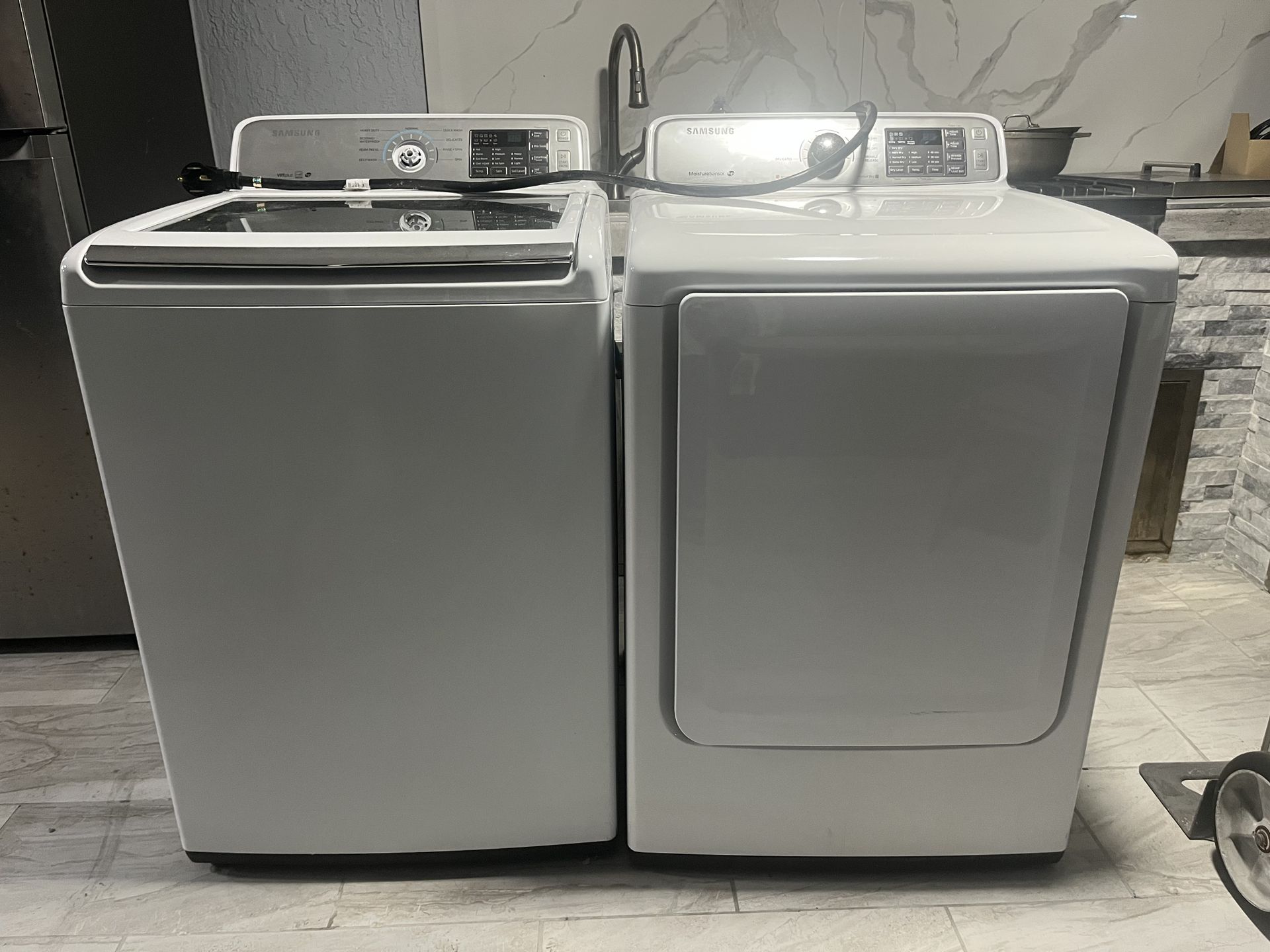Washer and dryer