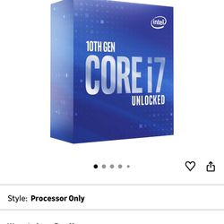 I7-10700k Asus Z490E Motherboard