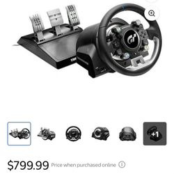 Thrustmaster TGT2 Force-feedback wheel+pedals Barely Used 
