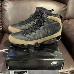 Nike Air Jordan 9 Retro Olive Size 10.5
