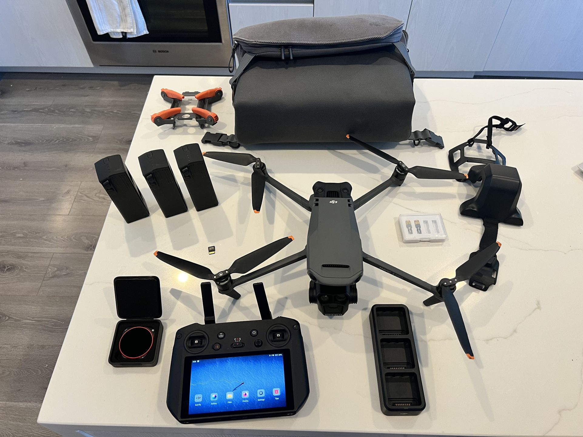 DJI Mavic 3 Pro Fly More Combo + RC Pro, Care Refresh, 3 Batteries & Extras