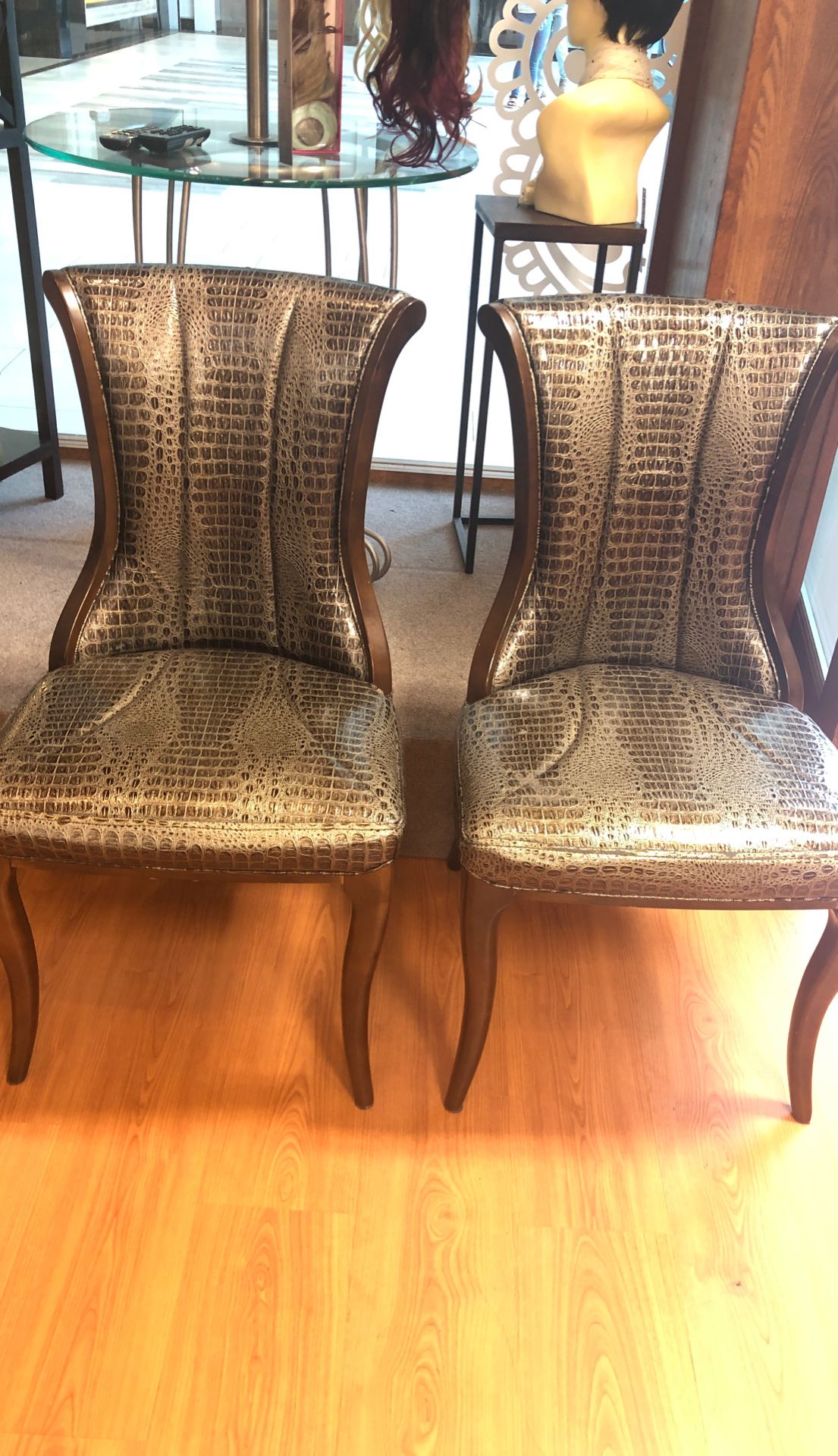 Nice brown chairs