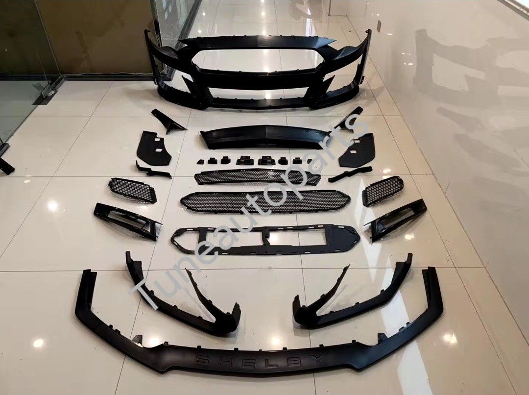 Ford Mustang front Bumper set GT500 Shelby style facelift body kit for 2018-2022