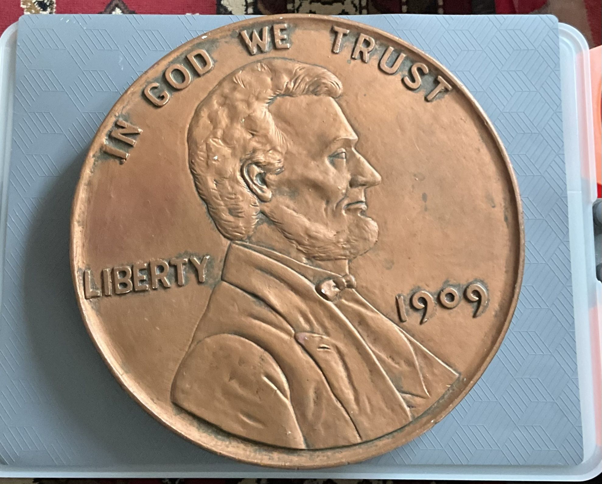 1909 Lincoln Memorial Penny Wall Art 