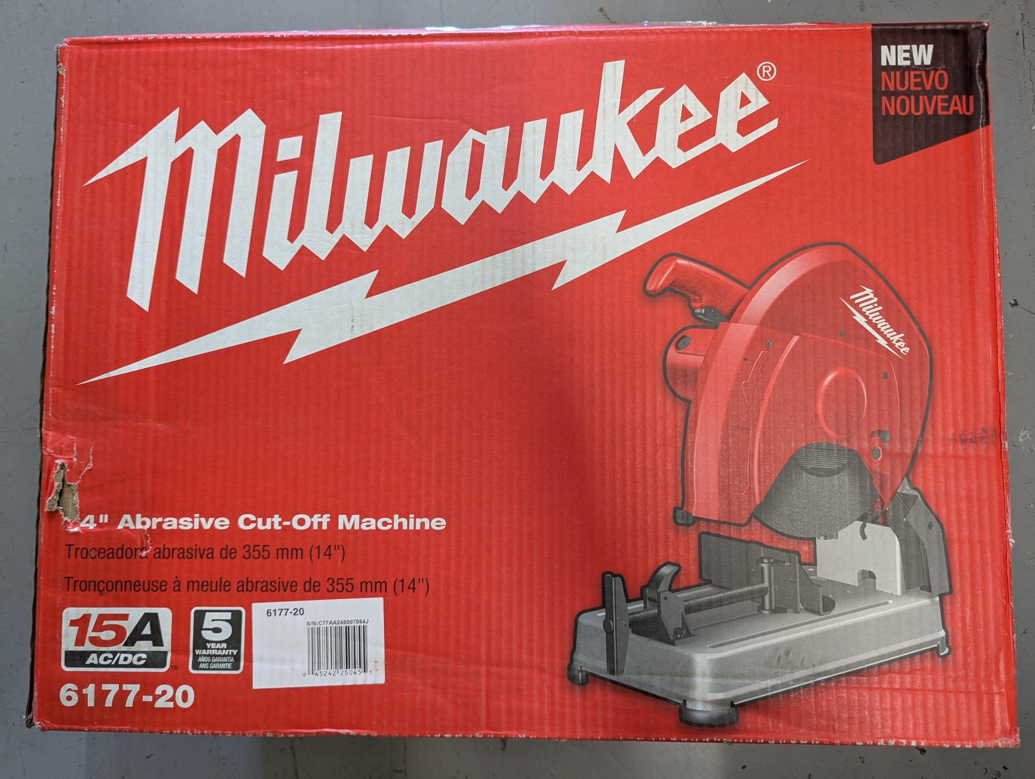 Milwaukee 14 in. 15 Amp Abrasive Cut-Off Machine