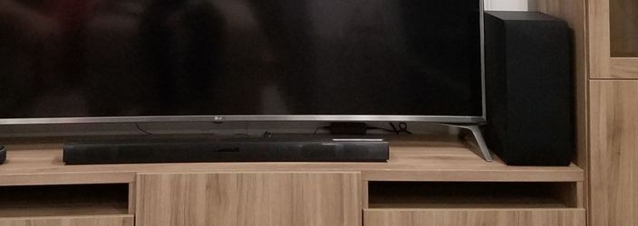 LG TV Soundbar System with Subwoofer – Black