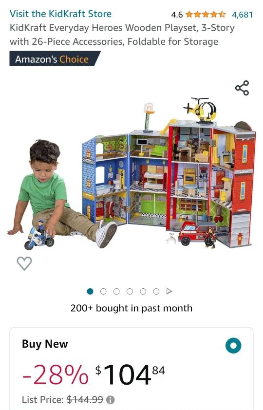 KidKraft Everyday Heroes Wooden Playset