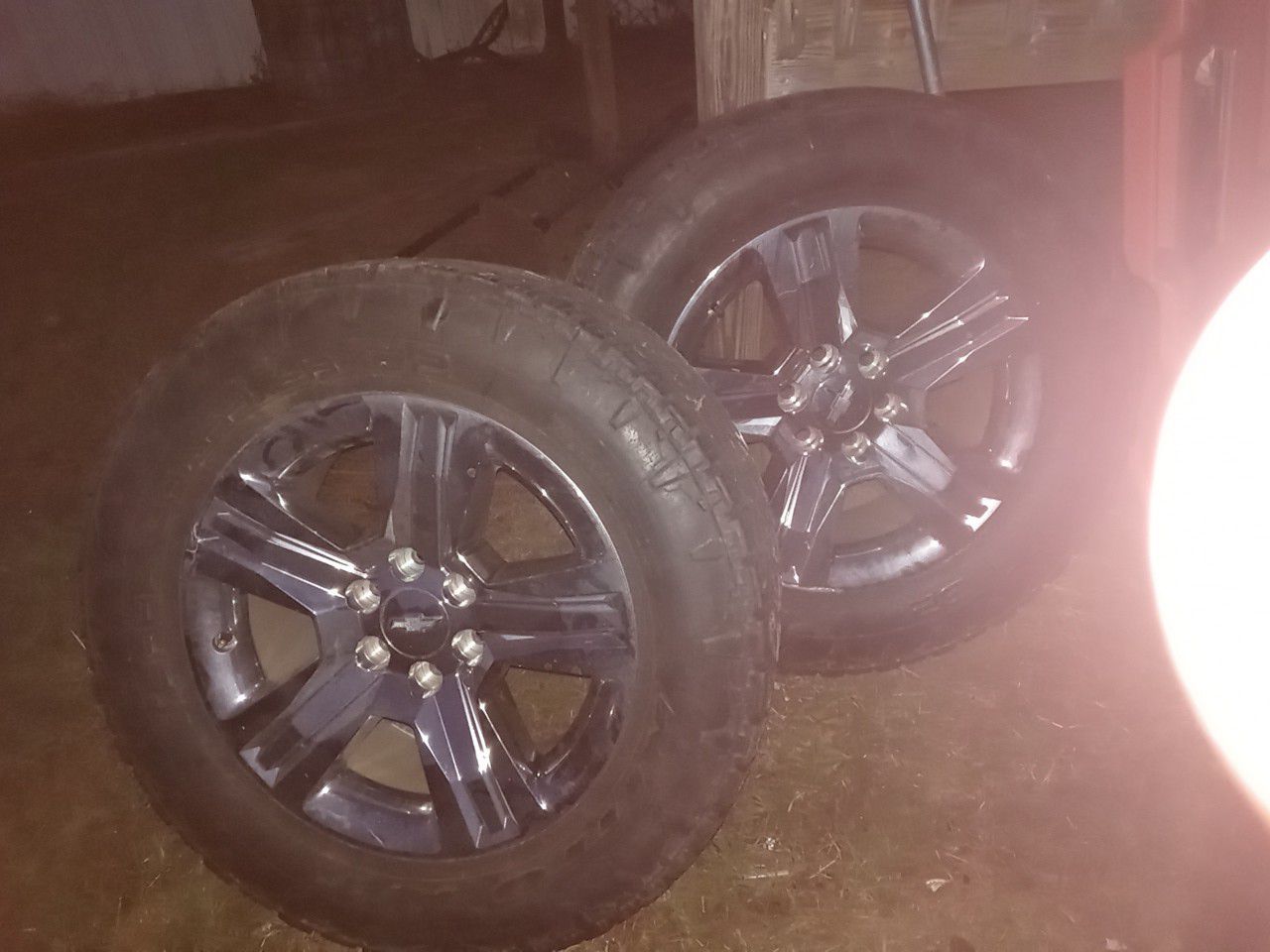 2 Tires with rims