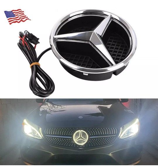 New Made In Germany Mercedes Emblem LED Light