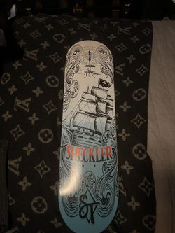 Ryan Sheckler Signed Sandlot Times Maiden Voyage Skate Deck Size 8.5