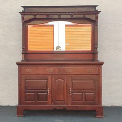 Sideboard Buffet Hutch Mirror Bureau Cabinet Dresser