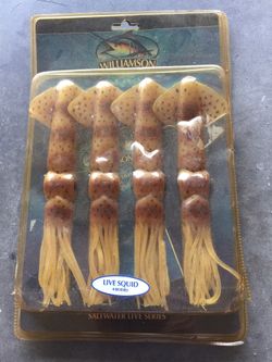 New Saltwater squid lures