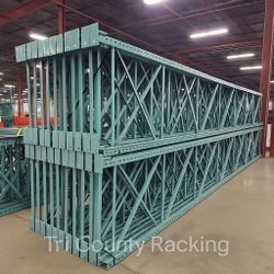 Teardrop Industrial Material Handling Beams Upright Wire Deck 